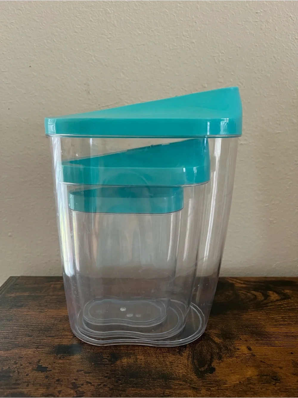 3 Food Storage Containers Blue Multiple Organization